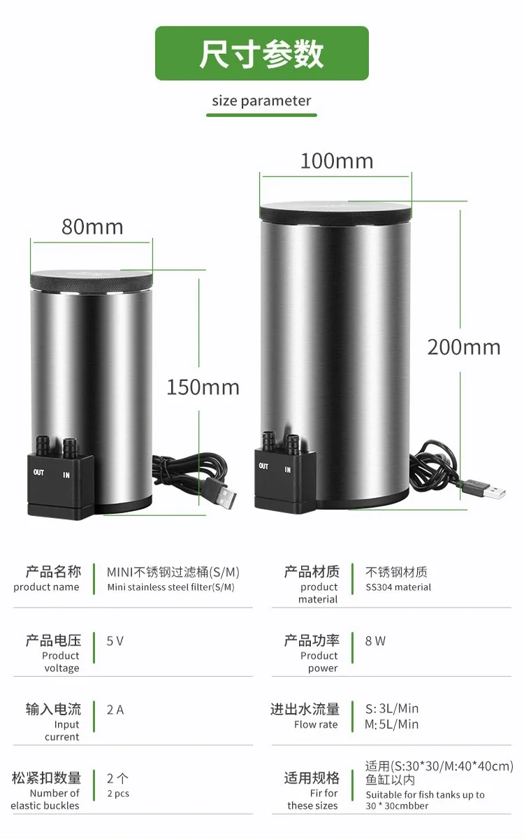 Reef Tank Filter - Cichy, biurkowy filtr akwariowy z wbudowaną