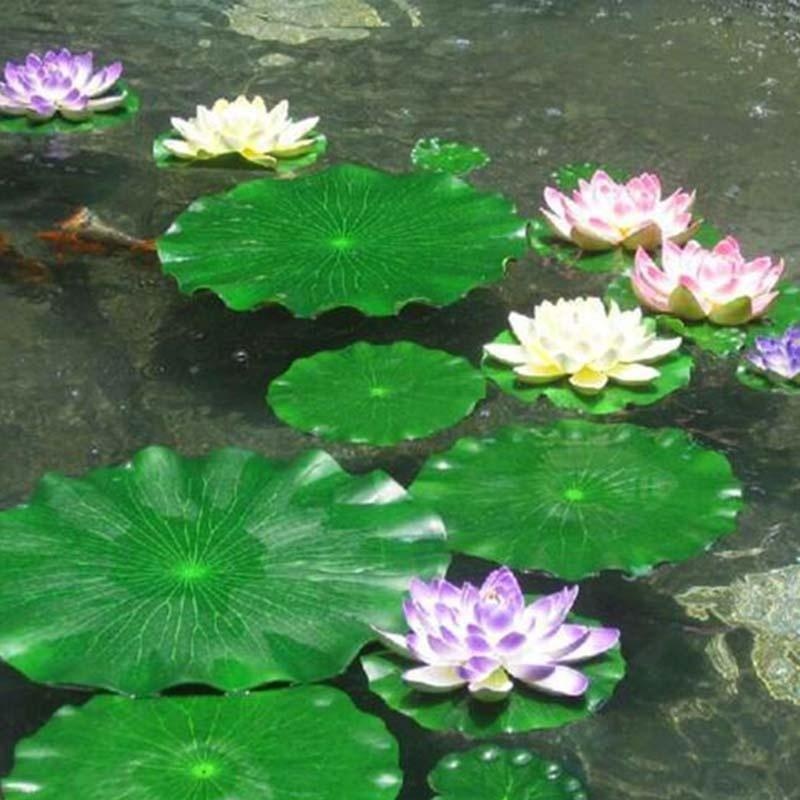 Sztuczne liście lotosu bez kwi – Marine Fish Tank recenzja i cena