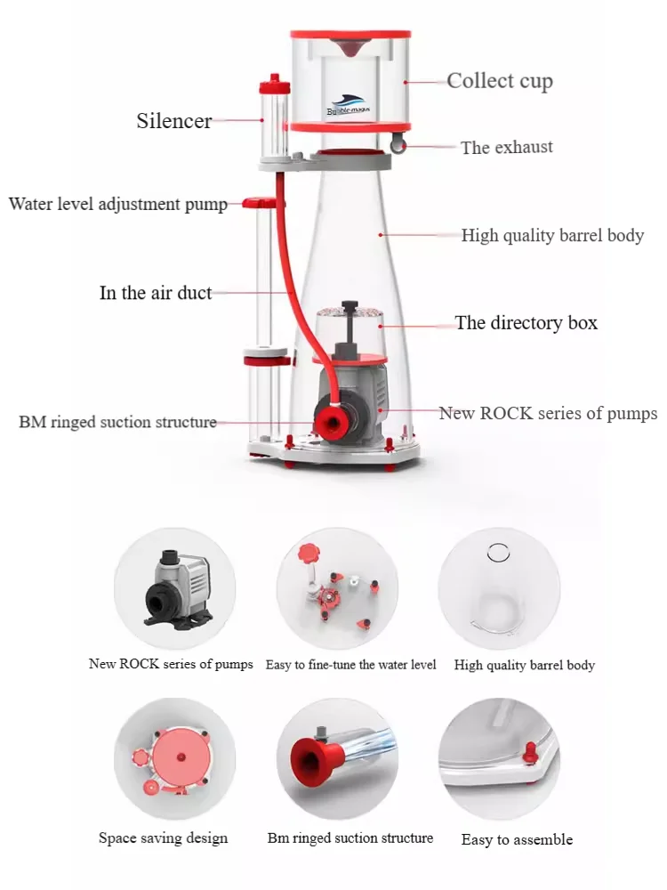 220-240V 50Hz Bubble Magus Cur – Reef Tank Filter recenzja i cena