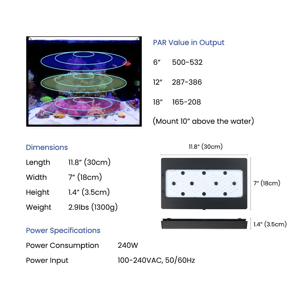 A8SE II Max i Blue 240W Pełnos – Marine Coral recenzja i cena